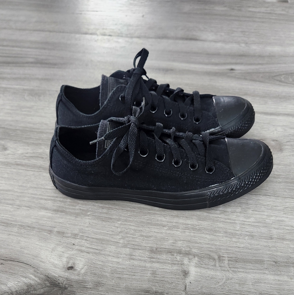Converse Chuck Taylor Black Monochrome Low Size 8 - Picture 7 of 11